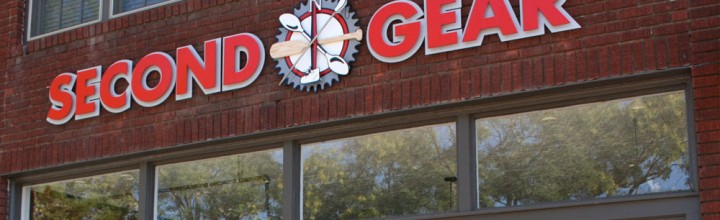Second Gear Gets New Sign Second Gear Gets New Sign