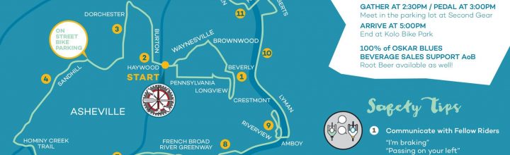 Asheville on Bikes Summer Cycle 2016: June 26 Asheville on Bikes Summer Cycle 2016: June 26